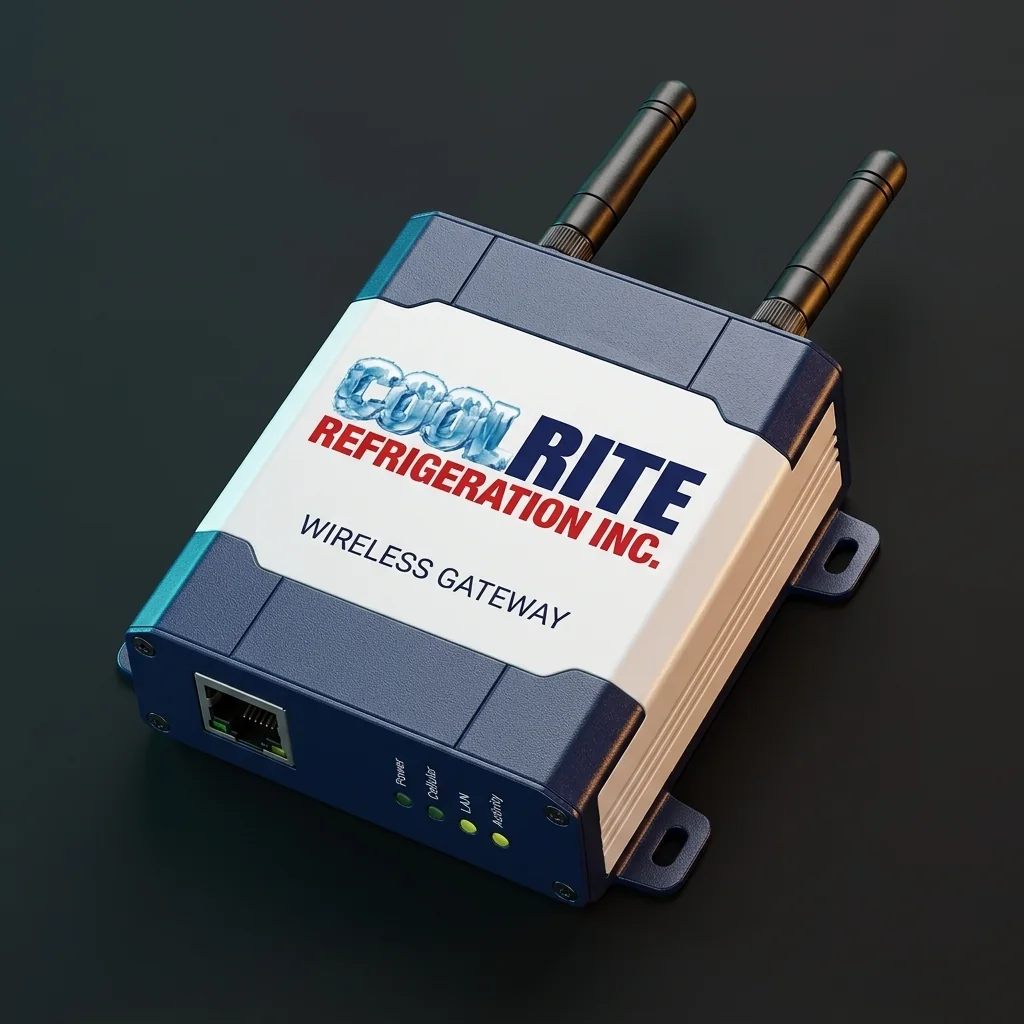 Coolrite-branded wireless refrigeration monitoring gateway
