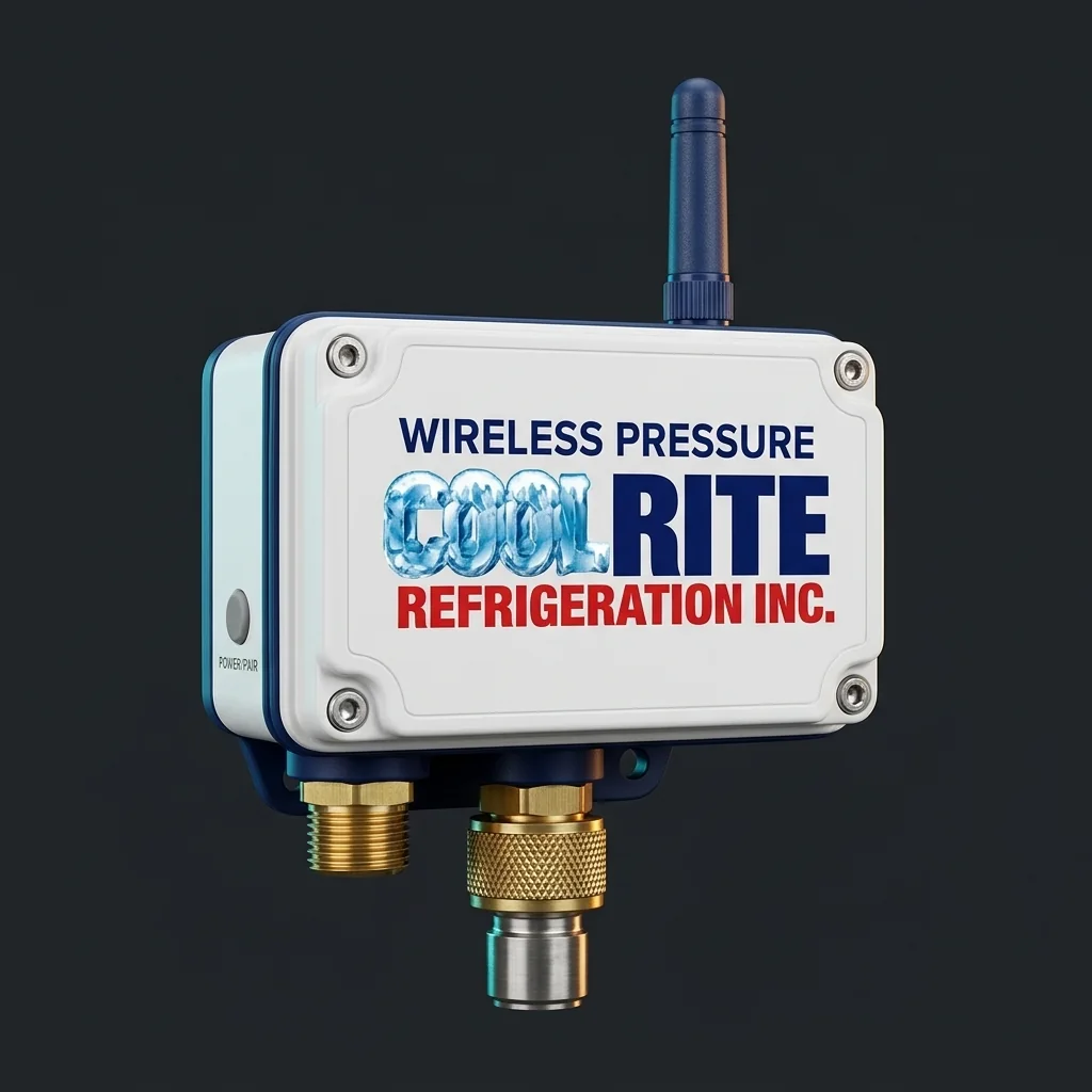 Coolrite-branded wireless refrigeration pressure sensor