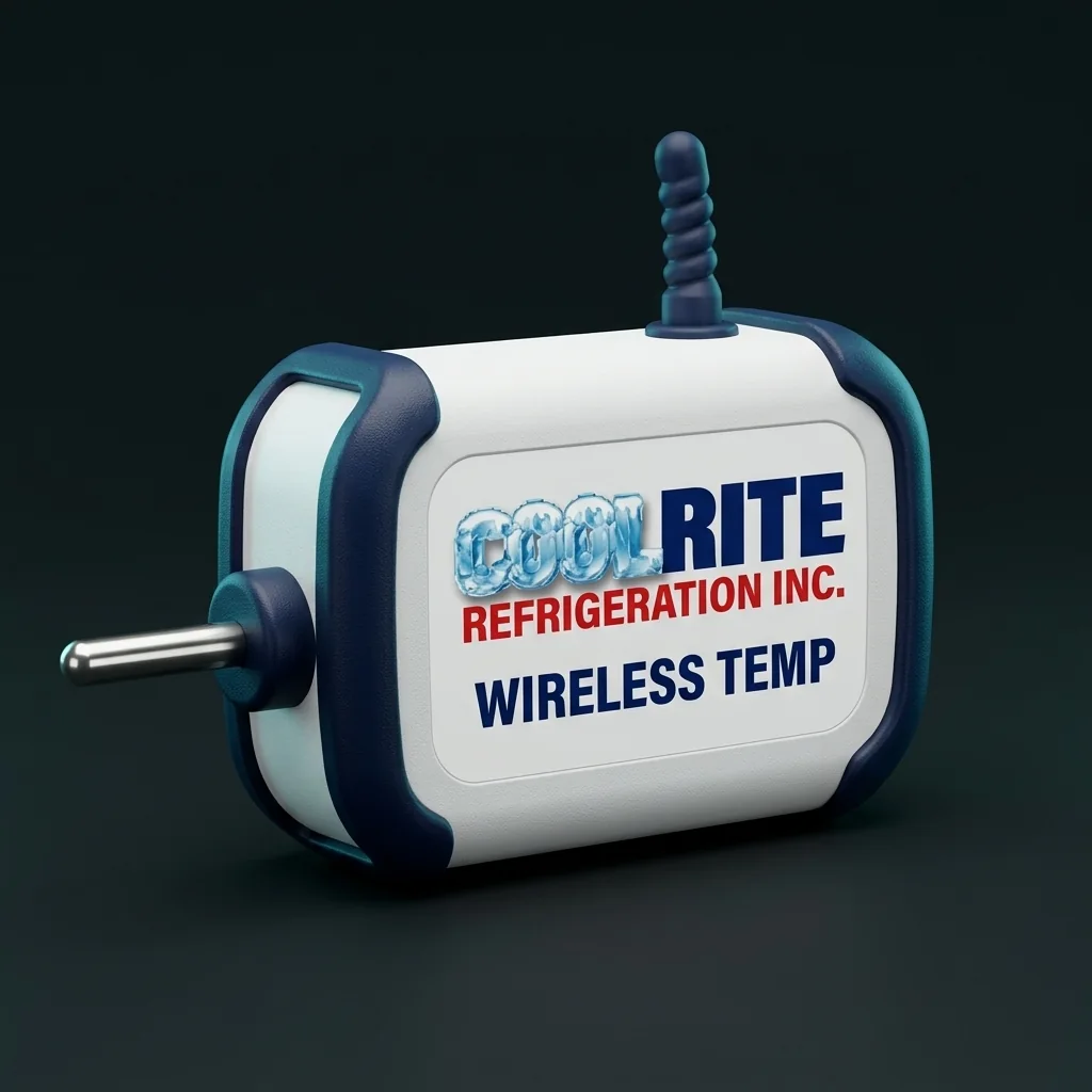 Coolrite-branded wireless refrigeration temperature sensor
