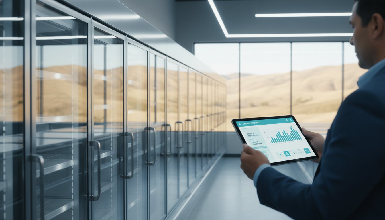 Illustration for: Commercial Cool Systems in California: A Guide to High-Efficiency Refrigeration