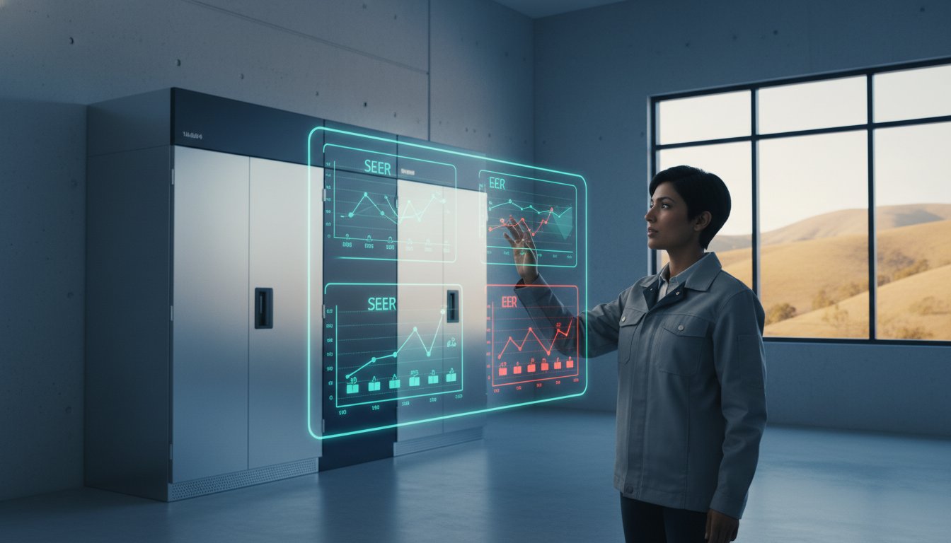 Illustration for: SEER vs. EER Ratings: A California Business Guide to Refrigeration Efficiency (2026)